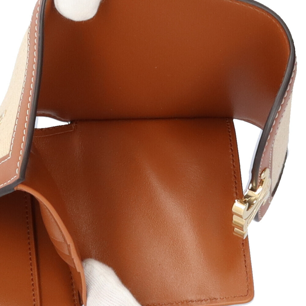 Celine Triomphe Tri-fold Wallet, Canvas 10D783, Women's, Pre-owned. - Picture 7 of 7